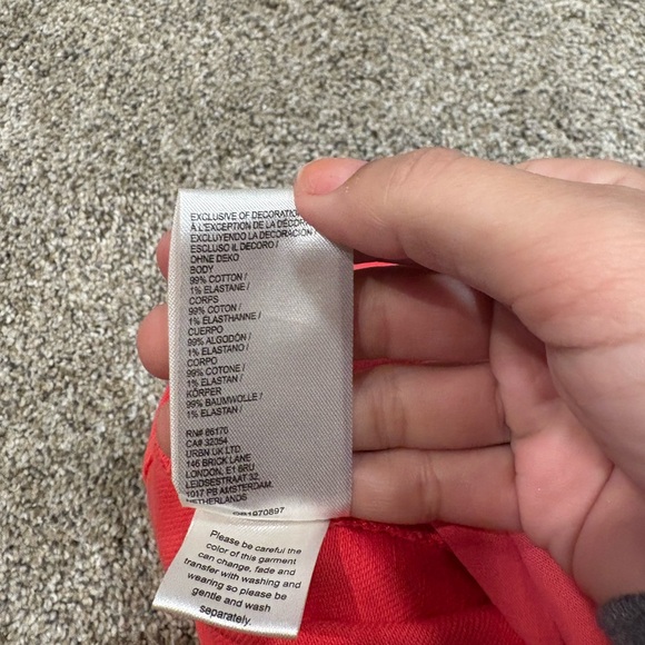 Anthropologie Pilcro relaxed cuff mid rise straight jeans in raspberry size 28 - Picture 6 of 6